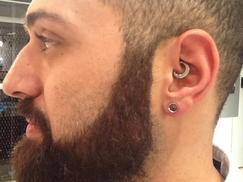 ear piercing types men