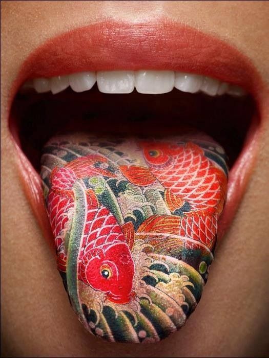 Tongue Tattoo